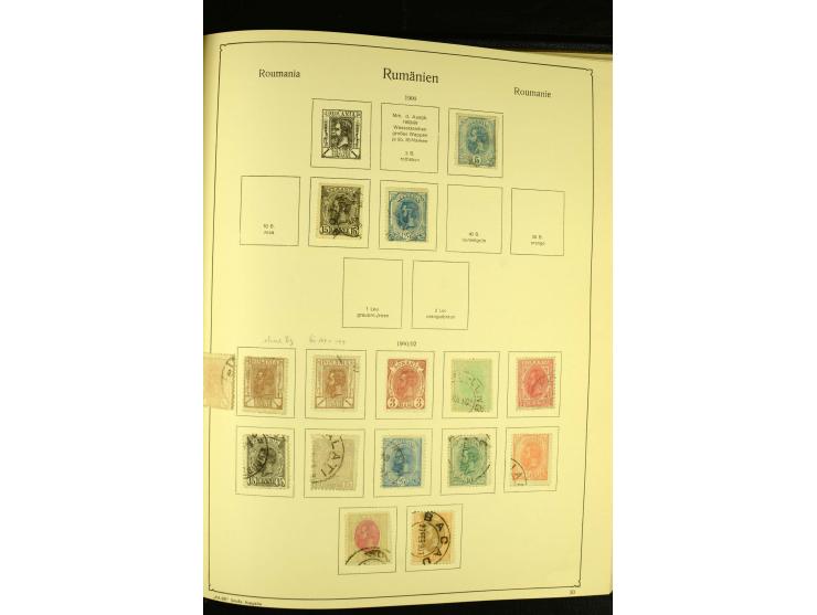 1865/1941, ungebrauchte und gestempelte Sammlung mit guten Werten und Sätzen