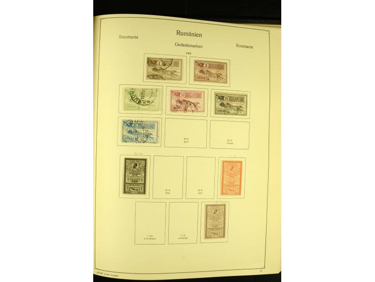 1865/1941, ungebrauchte und gestempelte Sammlung mit guten Werten und Sätzen