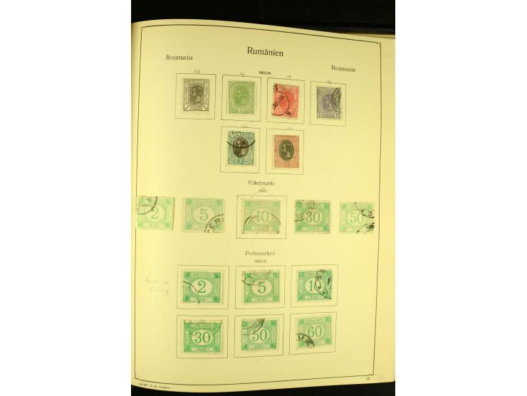 1865/1941, ungebrauchte und gestempelte Sammlung mit guten Werten und Sätzen