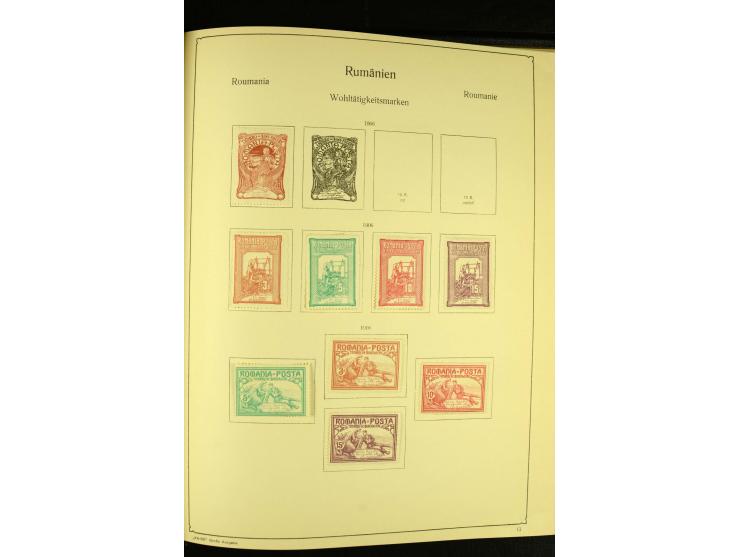 1865/1941, ungebrauchte und gestempelte Sammlung mit guten Werten und Sätzen
