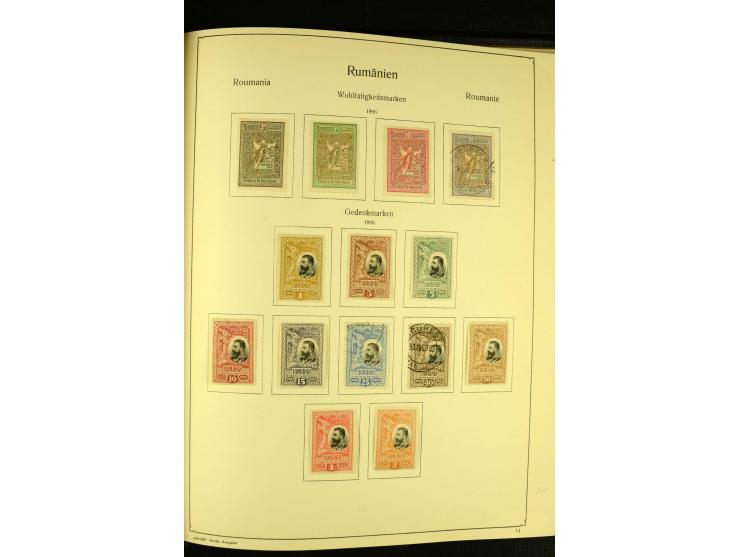 1865/1941, ungebrauchte und gestempelte Sammlung mit guten Werten und Sätzen
