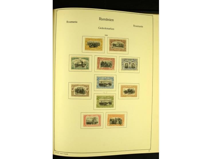 1865/1941, ungebrauchte und gestempelte Sammlung mit guten Werten und Sätzen