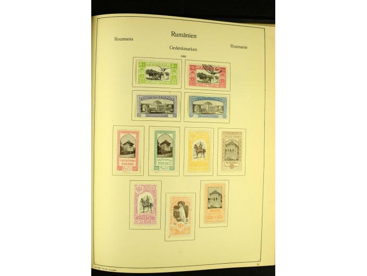 1865/1941, ungebrauchte und gestempelte Sammlung mit guten Werten und Sätzen