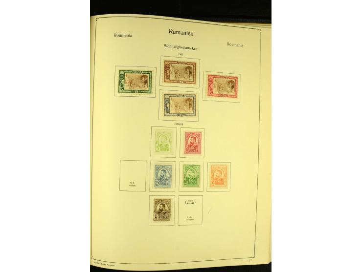 1865/1941, ungebrauchte und gestempelte Sammlung mit guten Werten und Sätzen