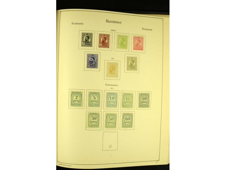 1865/1941, ungebrauchte und gestempelte Sammlung mit guten Werten und Sätzen