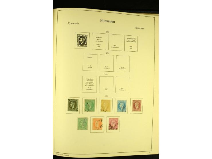1865/1941, ungebrauchte und gestempelte Sammlung mit guten Werten und Sätzen