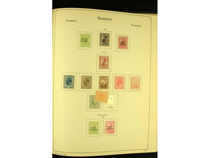 1865/1941, ungebrauchte und gestempelte Sammlung mit guten Werten und Sätzen