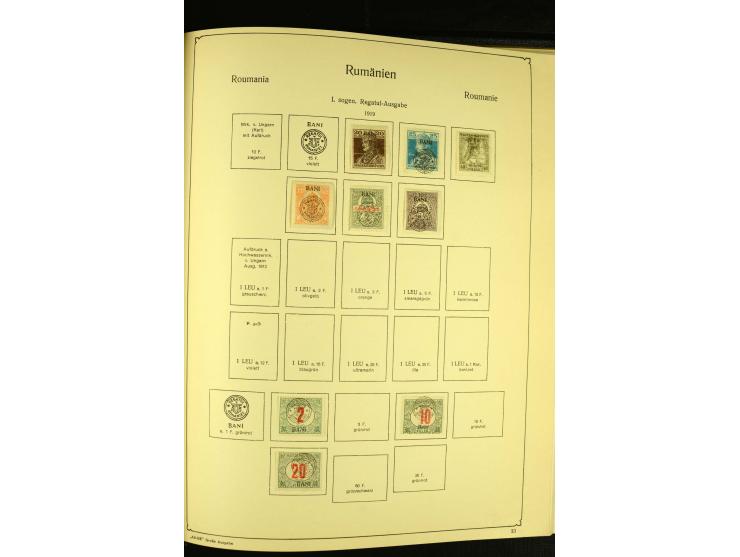 1865/1941, ungebrauchte und gestempelte Sammlung mit guten Werten und Sätzen