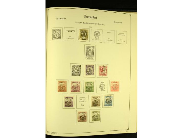 1865/1941, ungebrauchte und gestempelte Sammlung mit guten Werten und Sätzen