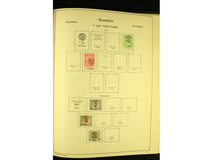 1865/1941, ungebrauchte und gestempelte Sammlung mit guten Werten und Sätzen
