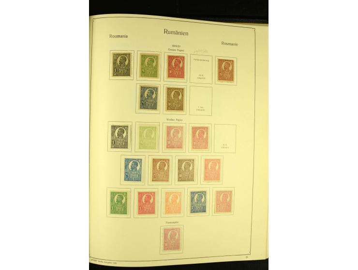1865/1941, ungebrauchte und gestempelte Sammlung mit guten Werten und Sätzen