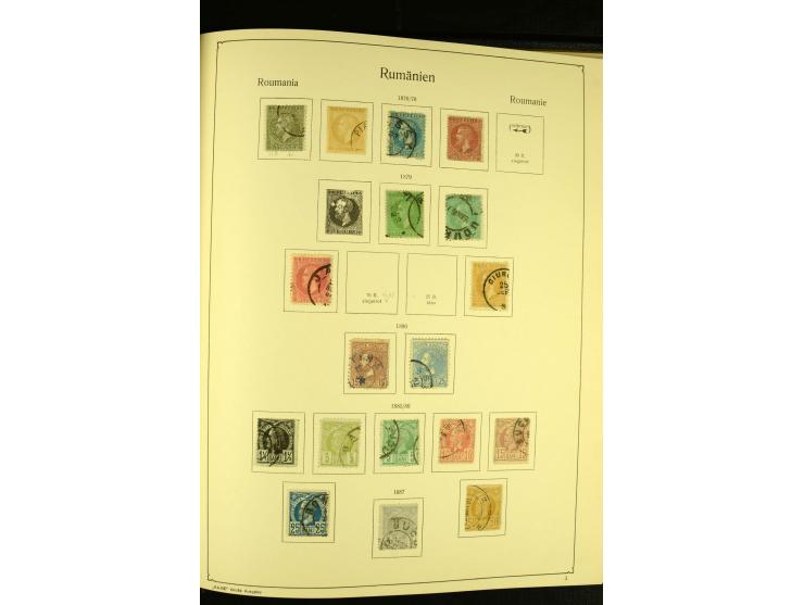 1865/1941, ungebrauchte und gestempelte Sammlung mit guten Werten und Sätzen