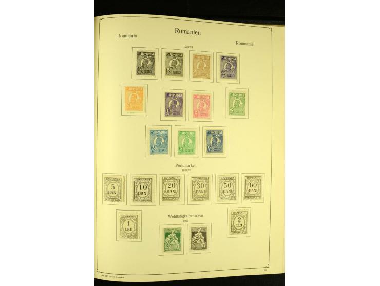 1865/1941, ungebrauchte und gestempelte Sammlung mit guten Werten und Sätzen