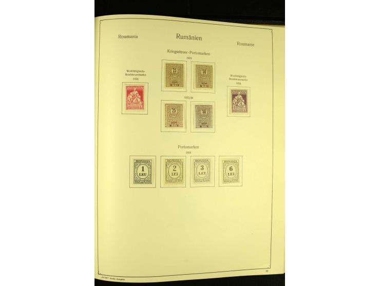 1865/1941, ungebrauchte und gestempelte Sammlung mit guten Werten und Sätzen