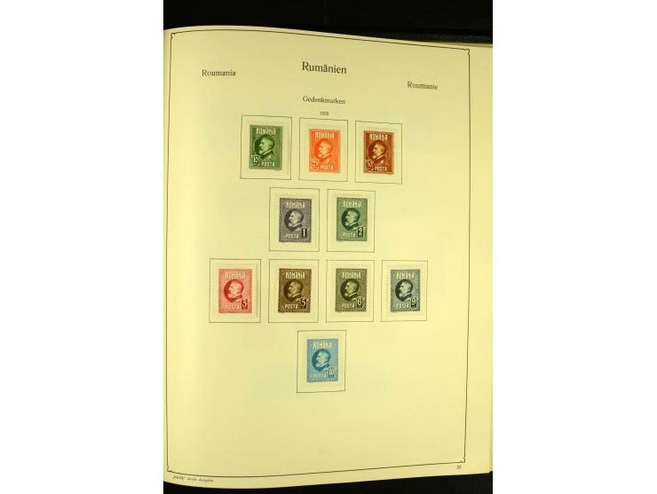 1865/1941, ungebrauchte und gestempelte Sammlung mit guten Werten und Sätzen