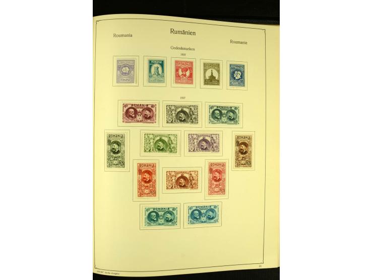 1865/1941, ungebrauchte und gestempelte Sammlung mit guten Werten und Sätzen