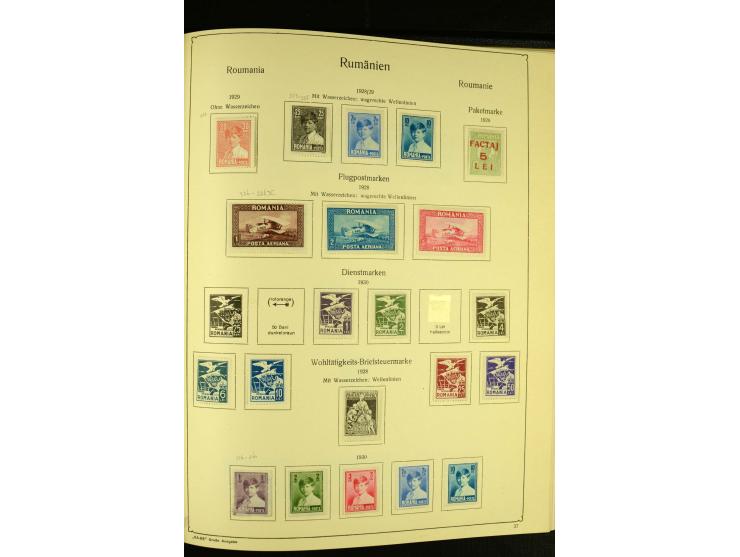 1865/1941, ungebrauchte und gestempelte Sammlung mit guten Werten und Sätzen