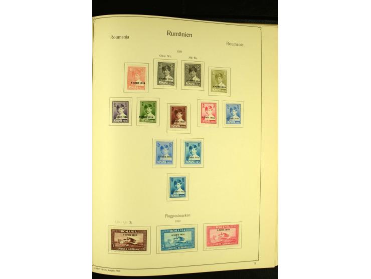 1865/1941, ungebrauchte und gestempelte Sammlung mit guten Werten und Sätzen
