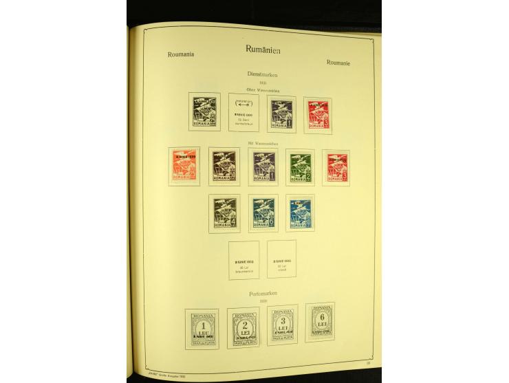 1865/1941, ungebrauchte und gestempelte Sammlung mit guten Werten und Sätzen