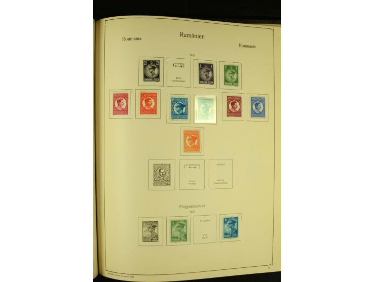 1865/1941, ungebrauchte und gestempelte Sammlung mit guten Werten und Sätzen
