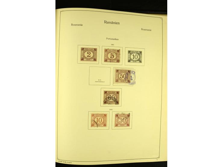 1865/1941, ungebrauchte und gestempelte Sammlung mit guten Werten und Sätzen