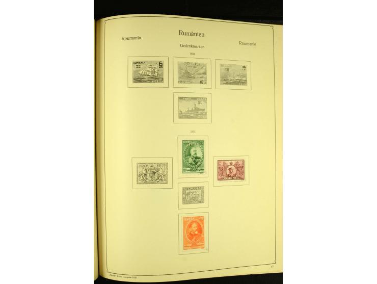 1865/1941, ungebrauchte und gestempelte Sammlung mit guten Werten und Sätzen