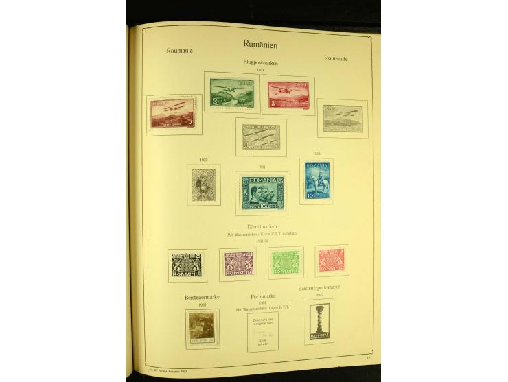 1865/1941, ungebrauchte und gestempelte Sammlung mit guten Werten und Sätzen