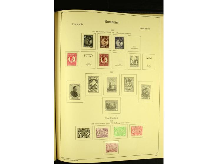 1865/1941, ungebrauchte und gestempelte Sammlung mit guten Werten und Sätzen