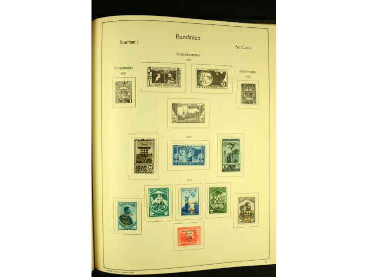 1865/1941, ungebrauchte und gestempelte Sammlung mit guten Werten und Sätzen