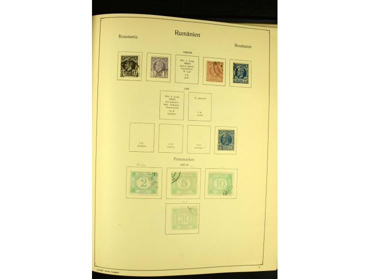 1865/1941, ungebrauchte und gestempelte Sammlung mit guten Werten und Sätzen