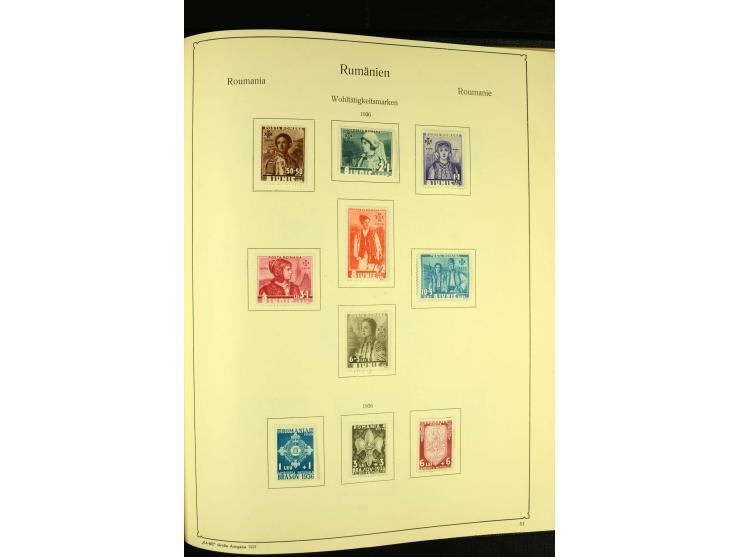 1865/1941, ungebrauchte und gestempelte Sammlung mit guten Werten und Sätzen