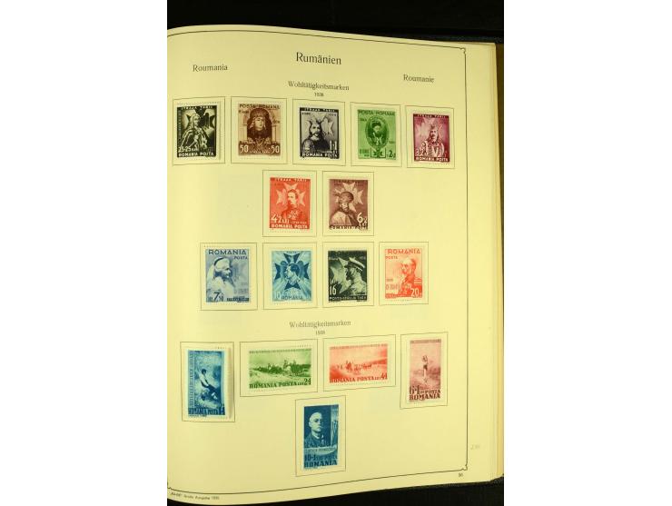 1865/1941, ungebrauchte und gestempelte Sammlung mit guten Werten und Sätzen
