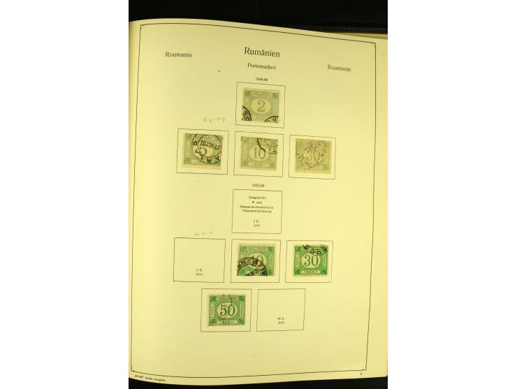 1865/1941, ungebrauchte und gestempelte Sammlung mit guten Werten und Sätzen