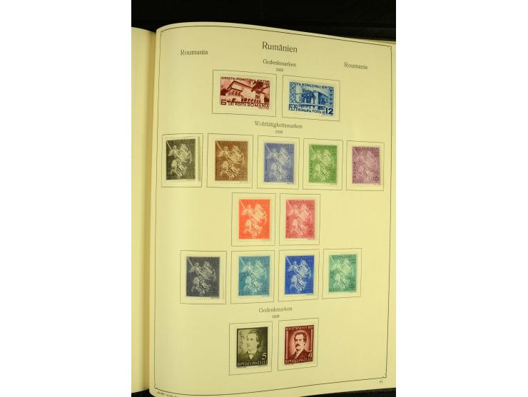 1865/1941, ungebrauchte und gestempelte Sammlung mit guten Werten und Sätzen