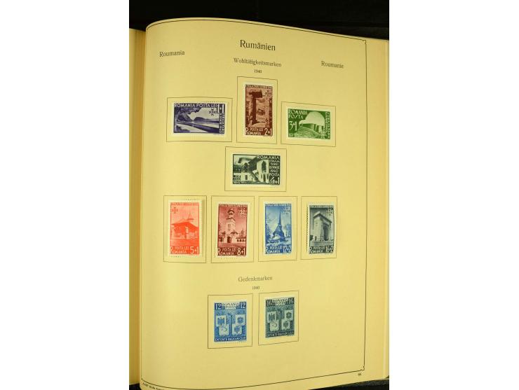 1865/1941, ungebrauchte und gestempelte Sammlung mit guten Werten und Sätzen