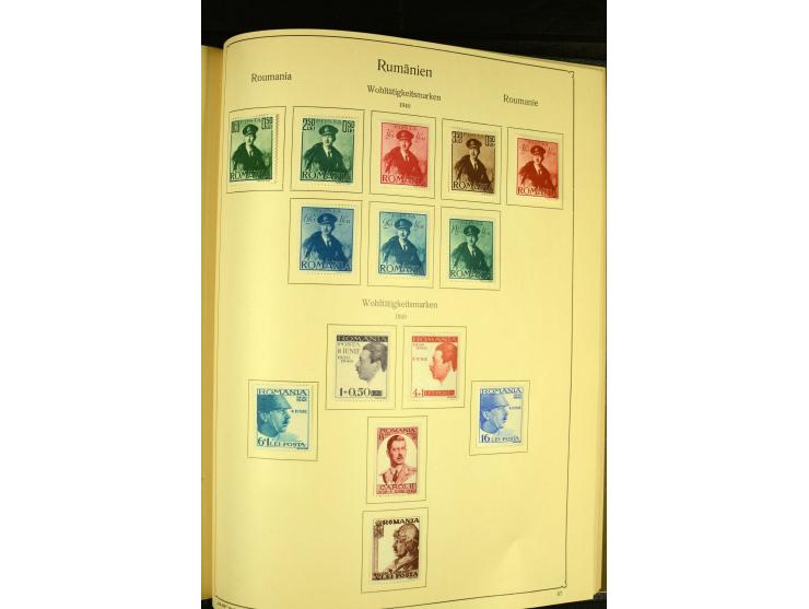 1865/1941, ungebrauchte und gestempelte Sammlung mit guten Werten und Sätzen
