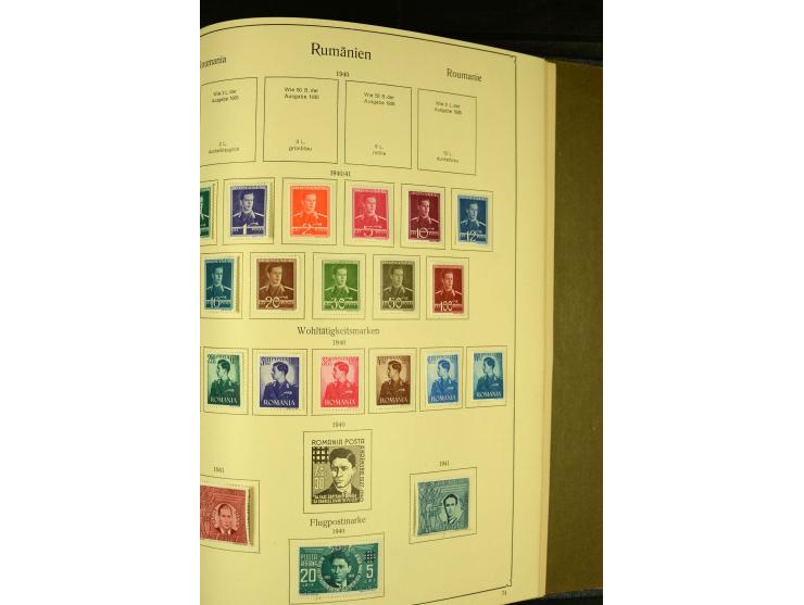 1865/1941, ungebrauchte und gestempelte Sammlung mit guten Werten und Sätzen