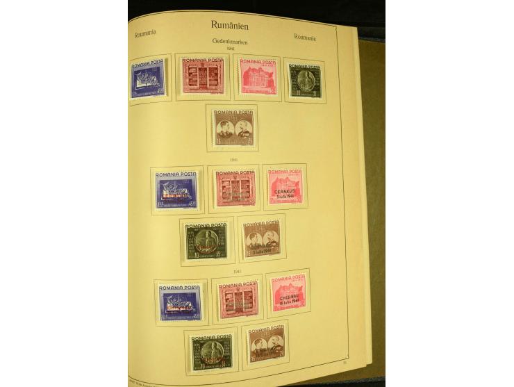 1865/1941, ungebrauchte und gestempelte Sammlung mit guten Werten und Sätzen