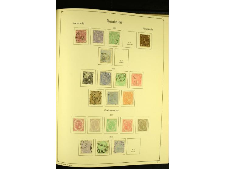 1865/1941, ungebrauchte und gestempelte Sammlung mit guten Werten und Sätzen