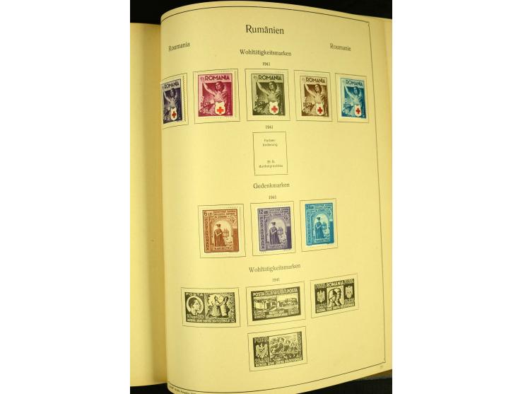 1865/1941, ungebrauchte und gestempelte Sammlung mit guten Werten und Sätzen