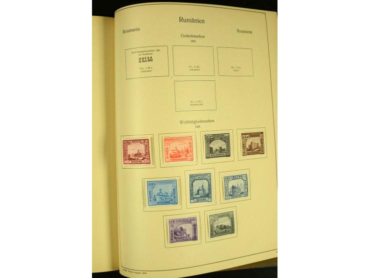 1865/1941, ungebrauchte und gestempelte Sammlung mit guten Werten und Sätzen
