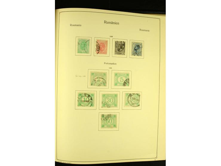 1865/1941, ungebrauchte und gestempelte Sammlung mit guten Werten und Sätzen