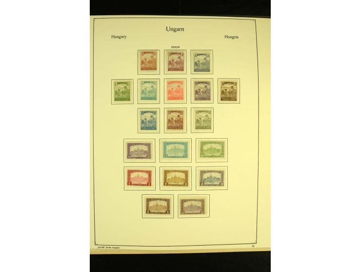 1903/43, ungebrauchte und gestempelte Sammlung mit guten Werten, Sätzen und Blocks