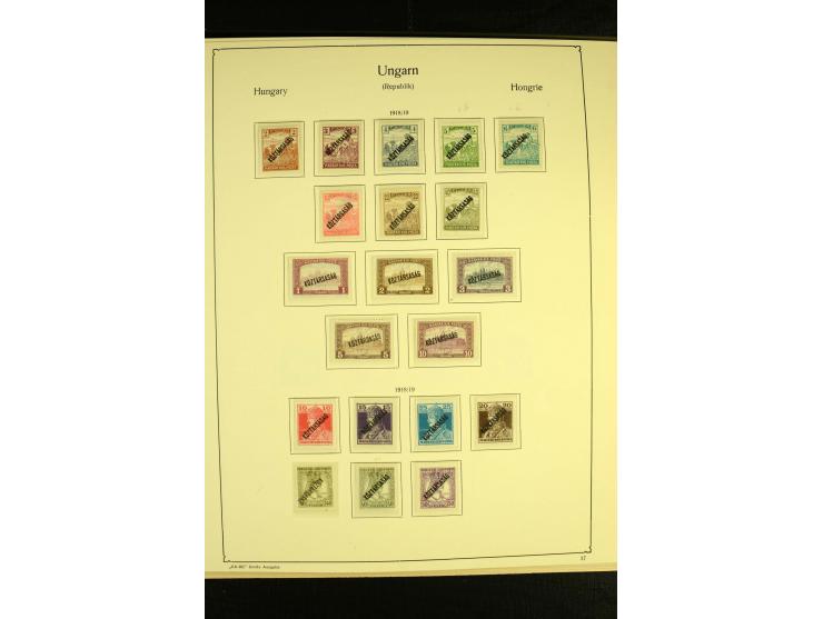 1903/43, ungebrauchte und gestempelte Sammlung mit guten Werten, Sätzen und Blocks