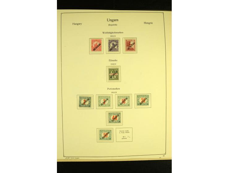 1903/43, ungebrauchte und gestempelte Sammlung mit guten Werten, Sätzen und Blocks