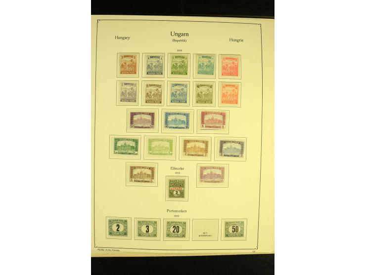 1903/43, ungebrauchte und gestempelte Sammlung mit guten Werten, Sätzen und Blocks