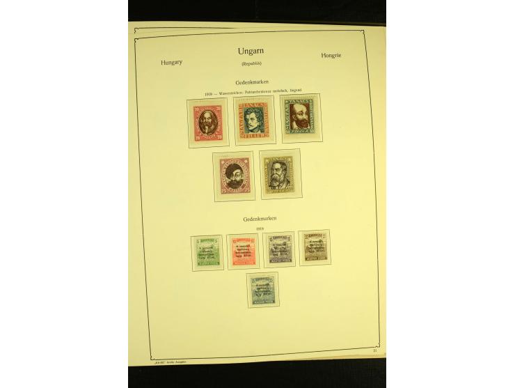 1903/43, ungebrauchte und gestempelte Sammlung mit guten Werten, Sätzen und Blocks