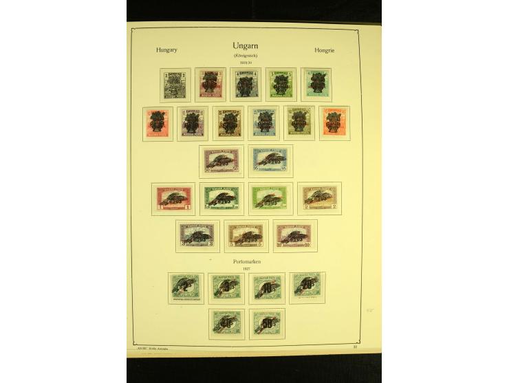 1903/43, ungebrauchte und gestempelte Sammlung mit guten Werten, Sätzen und Blocks