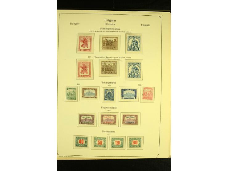1903/43, ungebrauchte und gestempelte Sammlung mit guten Werten, Sätzen und Blocks