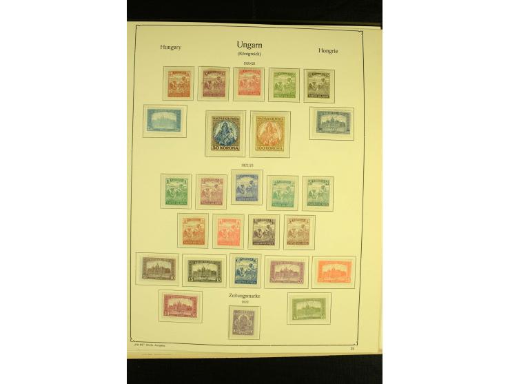 1903/43, ungebrauchte und gestempelte Sammlung mit guten Werten, Sätzen und Blocks